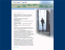 Tablet Screenshot of midcoastcapital.com